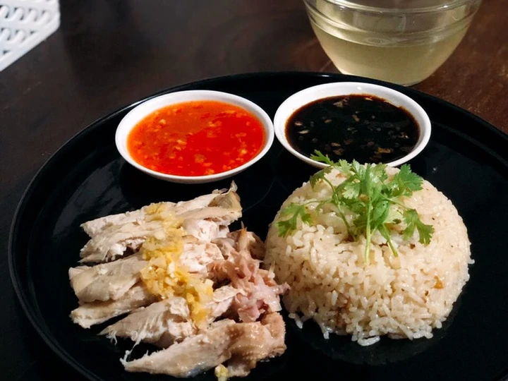 Cara Gampang Membuat Resep Nasi Ayam Hainan ala Singapore 🇸🇬 yang Lezat Sekali Anti Ribet, Uenak Banget