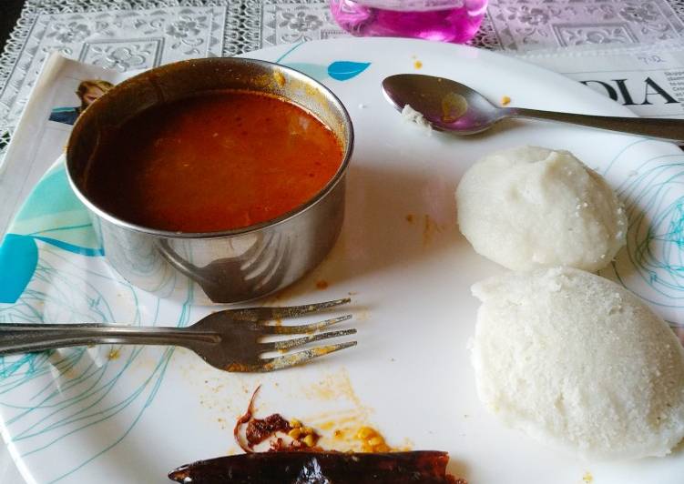 Simple Way to Prepare Homemade Idli-Sambar