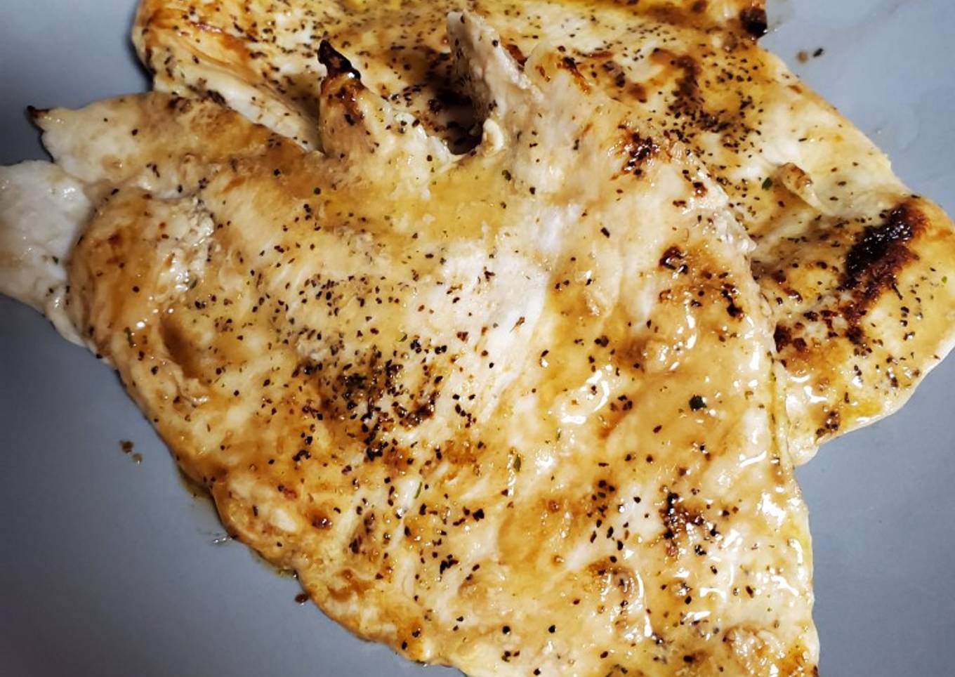 Milanesa de pollo a la plancha