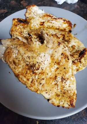 Una foto de Milanesa de pollo a la plancha