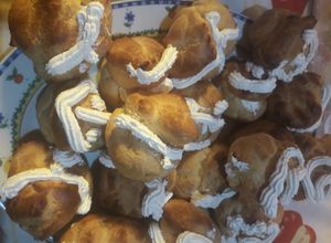 Una foto de Profiteroles o repollitos, masa choux