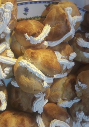 Una foto de Profiteroles o repollitos, masa choux