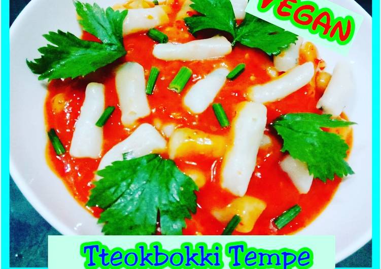 How to Prepare Yummy Tteokbokki Tempe Saos Samyang Korea Vegan