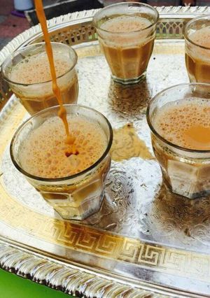 صورة لوصفة شاي كرك على الفحم