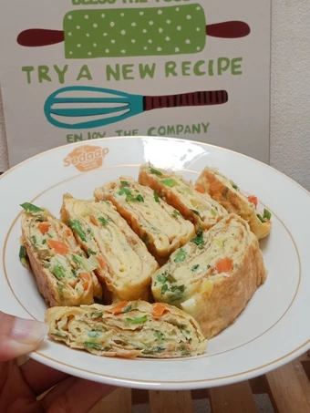 Langkah Mudah untuk Menyiapkan Resep 03. Telur gulung ala korea yang Bikin Ngiler Anti Ribet, Sempurna