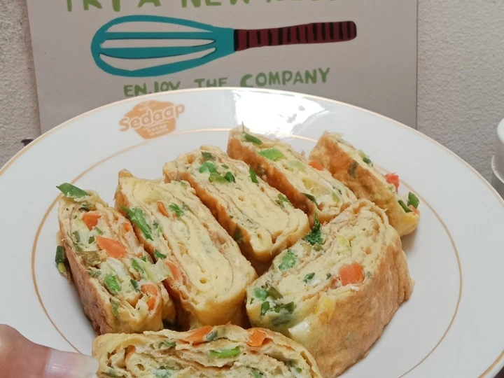 Langkah Mudah untuk Menyiapkan Resep 03. Telur gulung ala korea yang Bikin Ngiler Anti Ribet, Sempurna