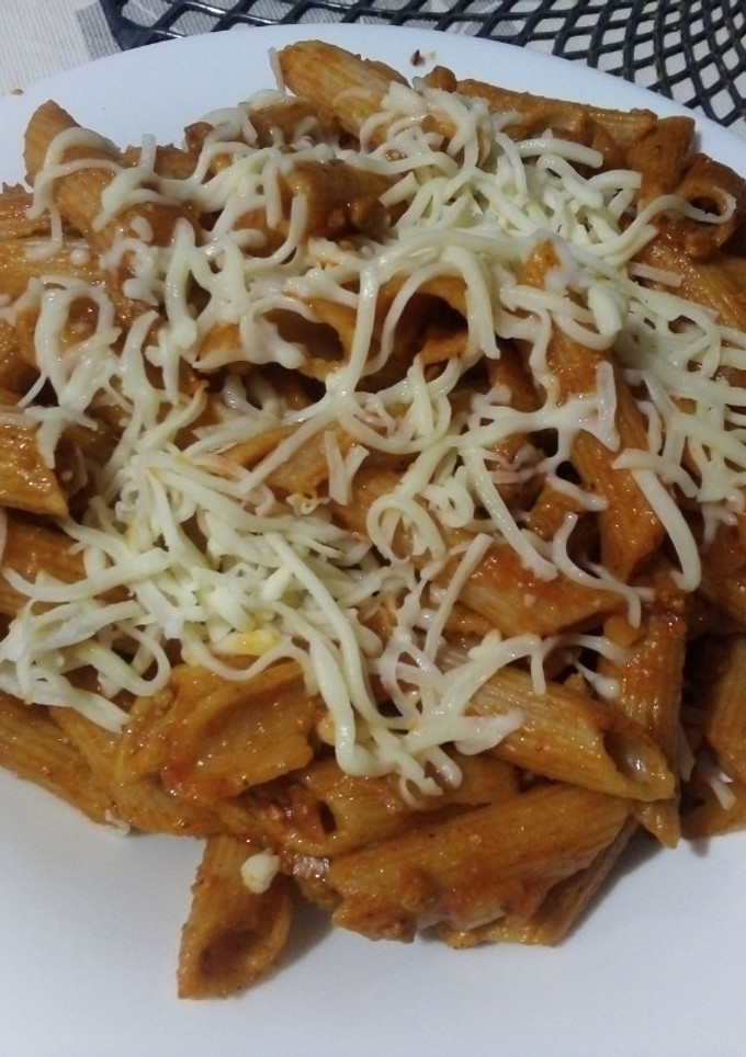 Una foto de Macarrones integrales a mi manera