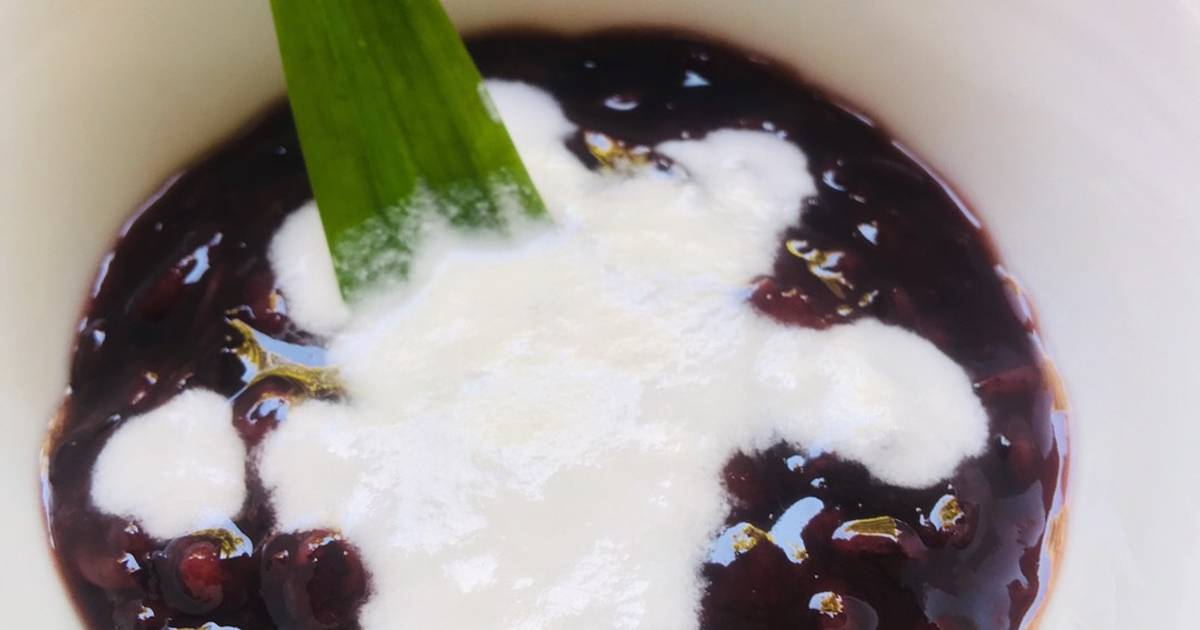 210 Resep Bubur Ketan Hitam Santan Kental Enak Dan Sederhana