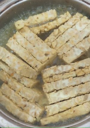 Foto resep Tempe goreng instan siap goreng kapan saja (meal prep)