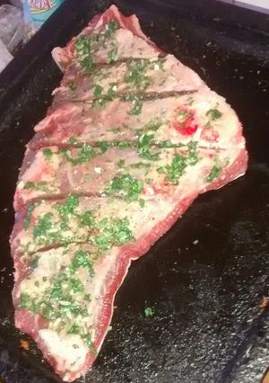 Una foto de Vacío simple pero delicioso al horno!