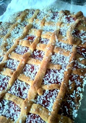 Una foto de Pastafrola para el mate