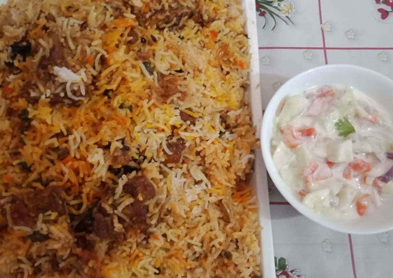 Beef biryani