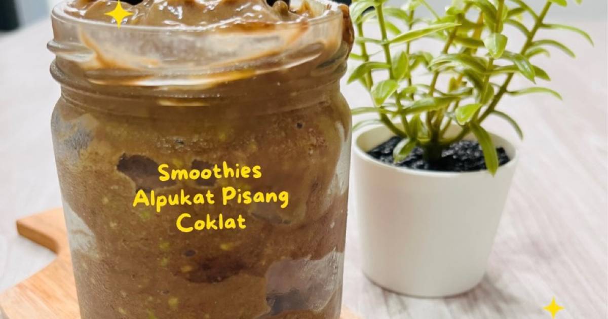 Resep 121. Smoothies Alpukat Pisang Coklat Rasa Es Krim Oleh Juliana ...