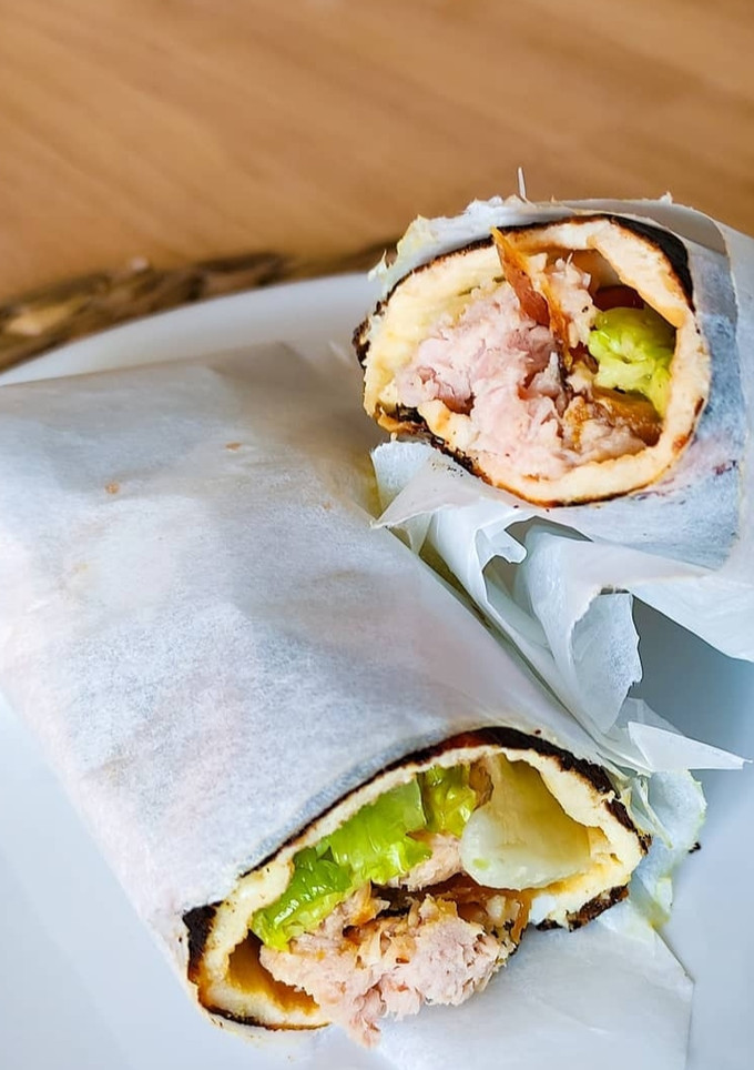 Una foto de Wraps o fajitas saludables
