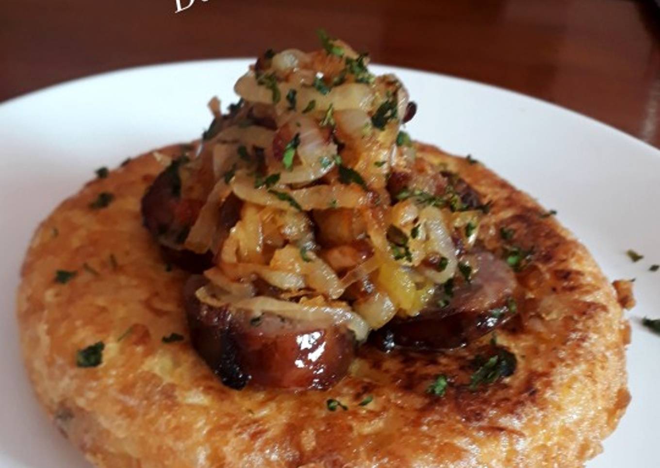 Tortilla de Arroz (reutilizamos lo que quedó)
