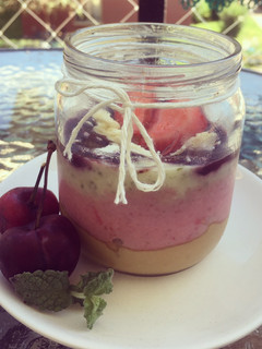 Una foto de Postre navideño vegano