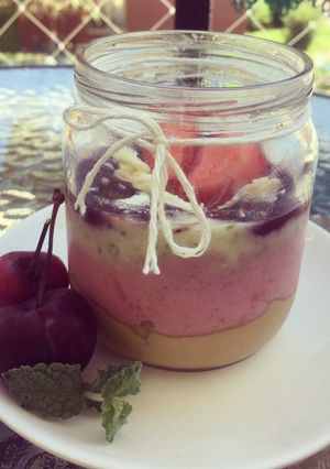 Una foto de Postre navideño vegano