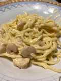 Fideo con camarones