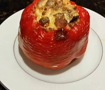 Best Recipe Brads roasted red pepper stuffed with chicken apple sausage Home Style
