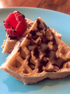Una foto de Mini waffle sin gluten