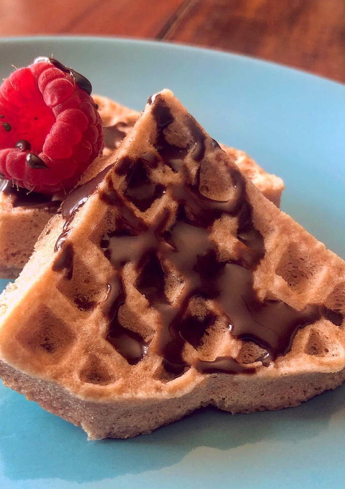 Una foto de Mini waffle sin gluten