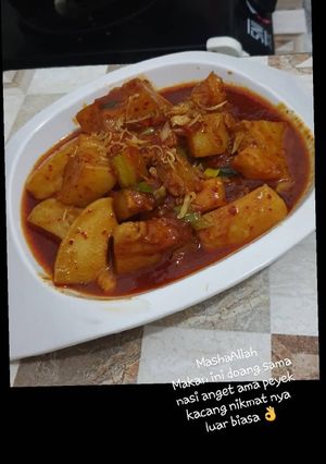 Foto resep Kikil sapi pedas super gampang😁