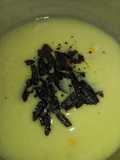 Sup Krim Jagung dengan Rumput Laut