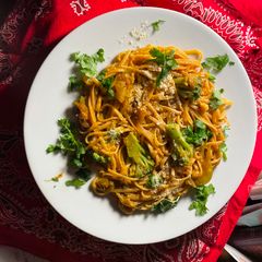 A picture of Pasta Verde.
