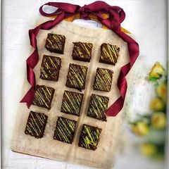 A picture of Mint brownies.