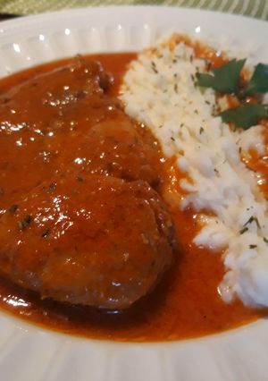 Pecsenye tarjából, krumplipürével recept fotója