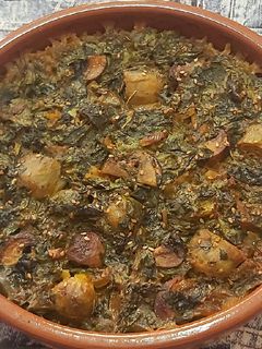 Una foto de Arroz integral con verduras al horno