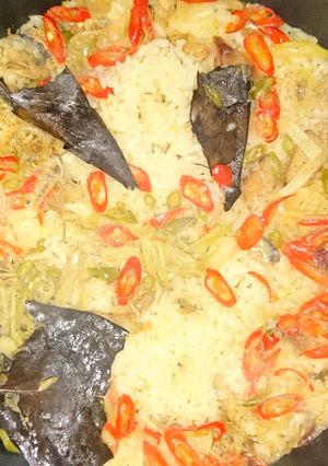 Foto resep Nasi Liwet Ikan Peda Simpel magicom