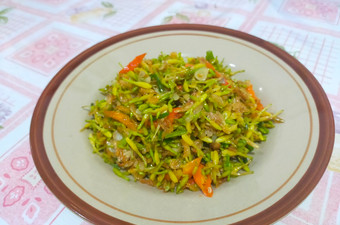 Bagaimana Menyiapkan Tumis bunga pepaya Anti Gagal