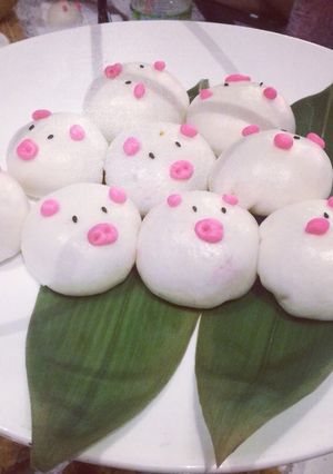 Hình của món Bánh Bao Heo Con.
