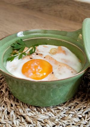 Foto principal de Cocotte de espinacas y salmón