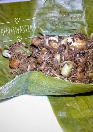 Foto resep BKKT (Botok Kluwek Kacang Tolo) 😅