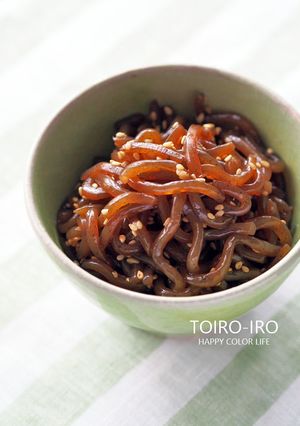 A picture of Konnyaku Kinpira for Bento.