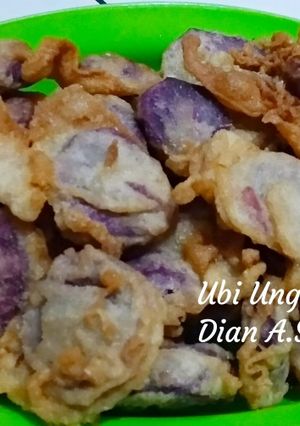 Foto resep Ubi Ungu Tepung Kriuk