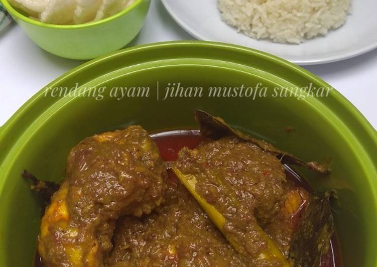 Bagaimana memasak Rendang ayam #pr_mamakkusayang yang Bisa Manjain Lidah