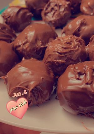 صورة لوصفة كرات الشوكولاته ❤️