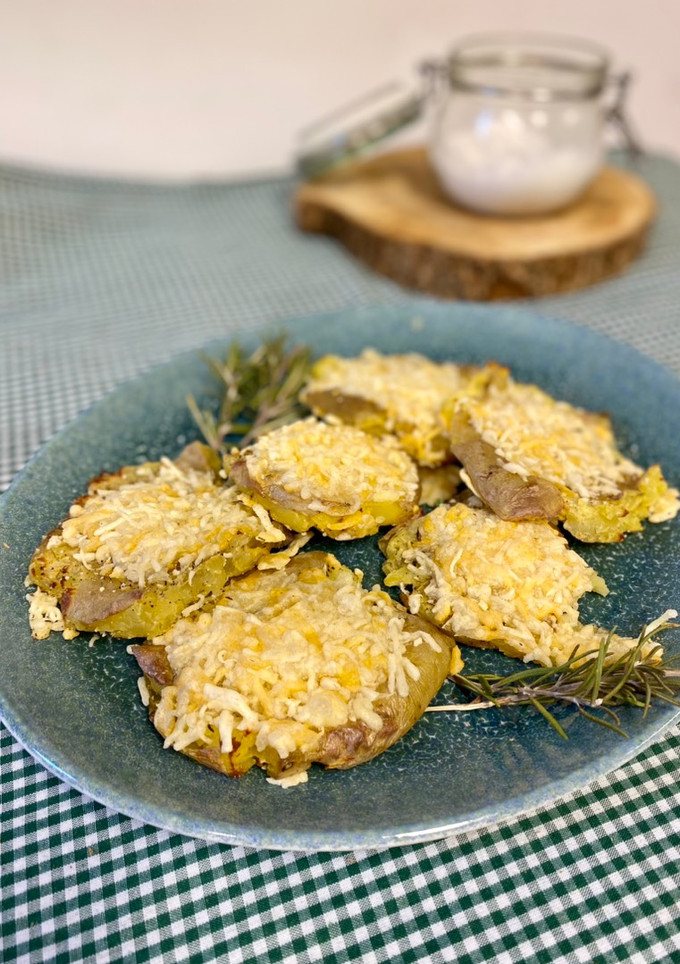 Una foto de Patatas crujientes con queso en Airfryer