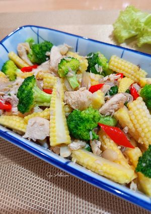 Foto resep Tumis Brokoli Jagung Semi