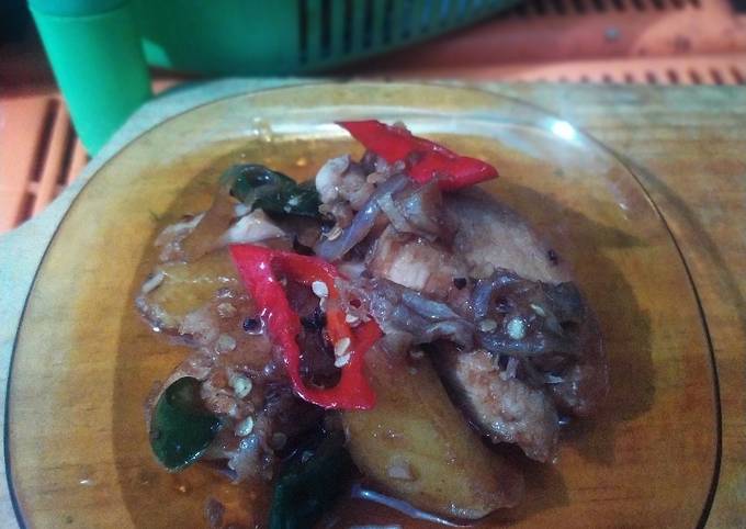 Ayam kentang saori lada hitam