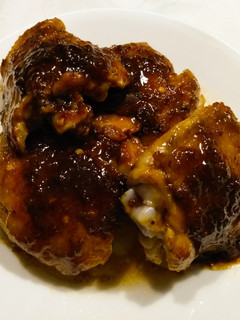 A picture of Sticky ginger lime chicken.