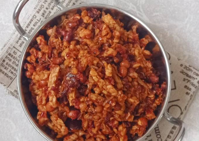 Ternyata ini loh! Resep bikin Orek Tempe Kacang Teri  enak