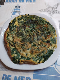 Una foto de Tortilla de espinacas