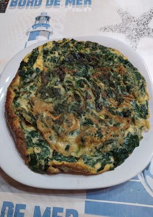 Una foto de Tortilla de espinacas