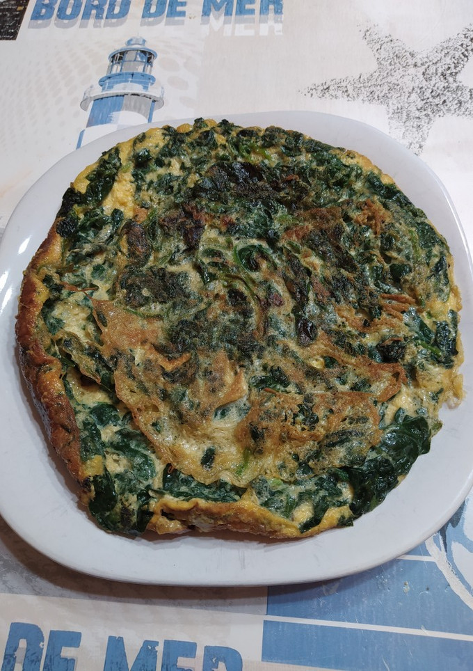 Una foto de Tortilla de espinacas