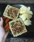 🍏 Waffles de manzana saludables 🍏