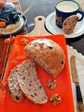 ওয়ালনাট রেসিন ব্রেড (Walnut Raisin Bread recipe in Bengali)